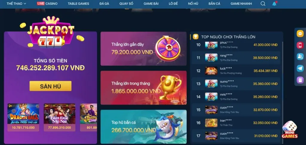 Chương trình VIP 79win casino